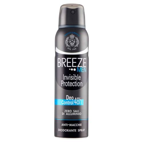 Deodorant spray Men Invisible Protection 48H, 150ml, Breeze