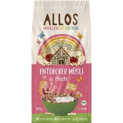 Musli cu fructe pentru copii, eco-bio, 400 g, Allos