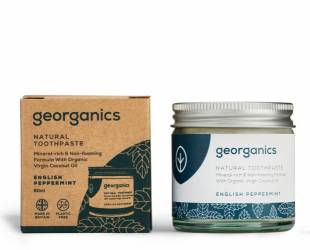 Pasta de dinti minerala, English Peppermint, 60ml - Georganics