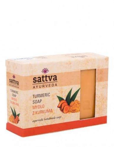 Sapun cu glicerina si turmeric, 125g – Sattva Ayurveda