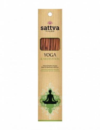 Betisoare parfumate Yoga & Meditation 15 bucati - Sattva Ayurveda