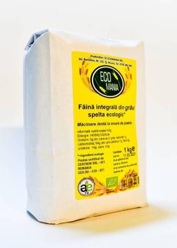 Faina integrala spelta, eco-bio, 1000g - Ecomania