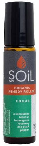 Roll-On Focus cu Uleiuri Esentiale Pure Eco-Bio 10ml - SOiL