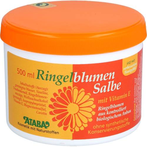 Ringelblumen Salbe m.Vitamin E 500 ml