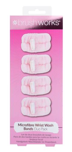 Bratari din microfibre pentru spalarea fetei, 4 bucati, Brushworks