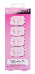 Bratari din microfibre pentru spalarea fetei, 4 bucati, Brushworks