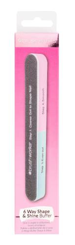 Pila de unghii pentru forma si stralucire cu 6 parti, 1 bucata, Brushworks