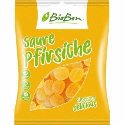 Jeleuri acrisoare de piersici acrisoare, eco-bio, 100g - BioBon