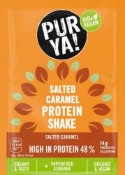 Pulbere pentru shake proteic cu caramel sarat, 48% proteina, bio,30g Pur Ya