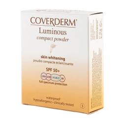 Pudra compacta cu SPF 50 Luminous Compact Powder Nr.5, 10g, Coverderm