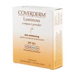 Pudra compacta cu SPF50 Luminous Compact Powder Nr.6, 10g, Coverderm