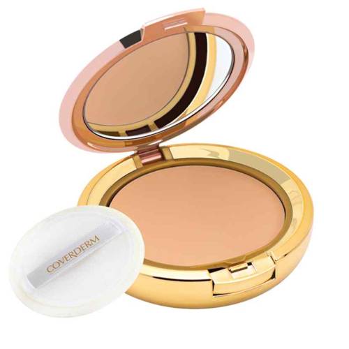 Pudra compacta pentru ten gras/acneic Nr. 3, 10g, Coverderm