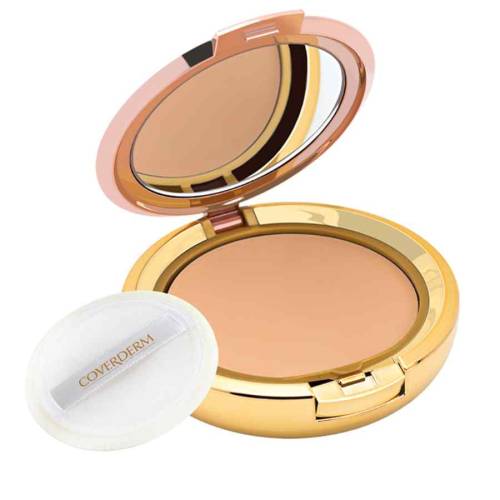 Pudra compacta pentru ten normal Nr. 1A, 10g, Coverderm