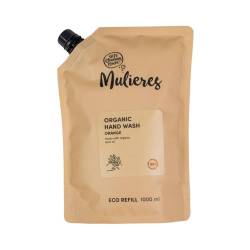Sapun lichid cu aroma de portocale, eco-bio, Refill, 1000 ml, Mulieres