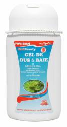 GEL DE DUS si BAIE CU SPIRULINA FAVIBEAUTY, 300ml, Favisan