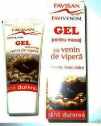 GEL CU VENIN DE VIPERA FAVIVENOM 50ml - FAVISAN
