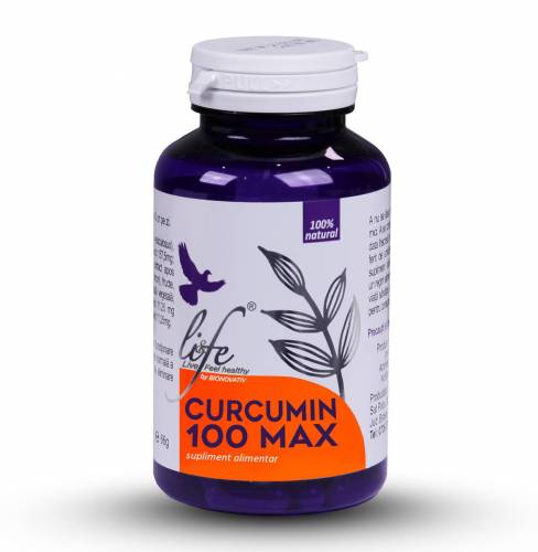Curcumin 100MAX, 60cps - Life Bio