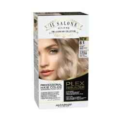 Vopsea permanenta Il Salone Plex Rebuilder Nr. 8.1 Light Ash Blonde, 100ml, Alfaparf