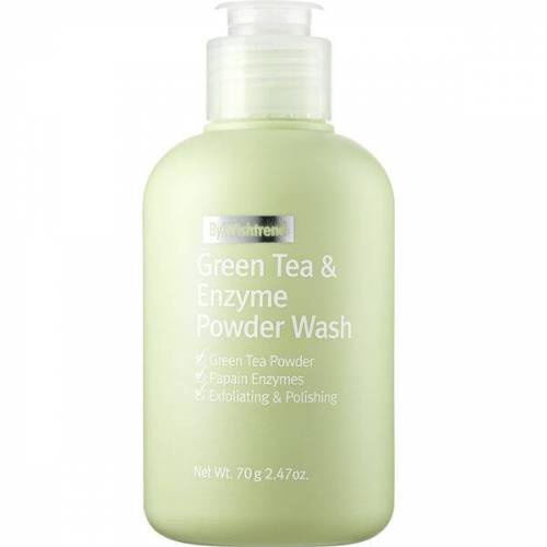 Pudra enzimatica de curatare cu ceai verde, 70g - by Wishtrend