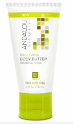 Unt de corp, Kukui Cocoa Nourishing Body Butter, 50ml - Secom - Andalou