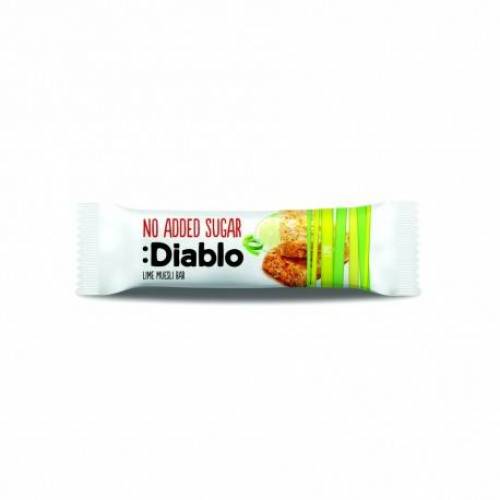 Baton musli fara zahar cu lime, 30g Diablo