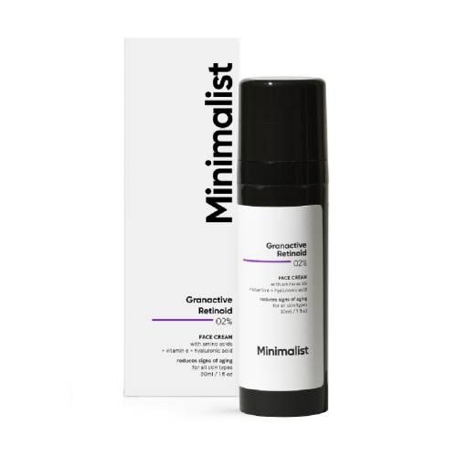 Crema hidratanta pentru ten Granactive Retinoid 02%, 30ml, Minimalist