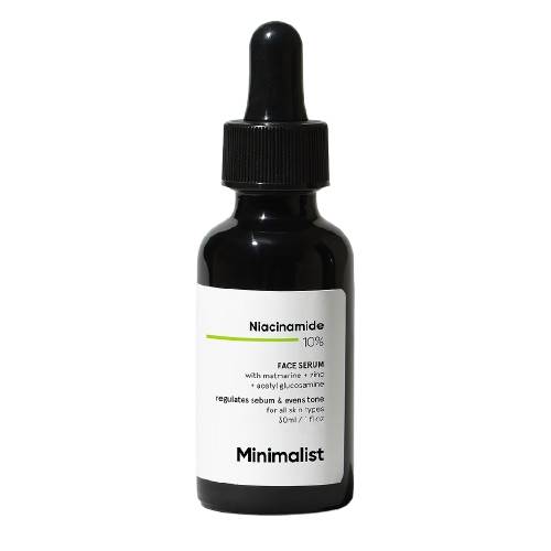 Ser cu 10% Niacinamide pentru pori mariti si sebum in exces, 30ml, Minimalist