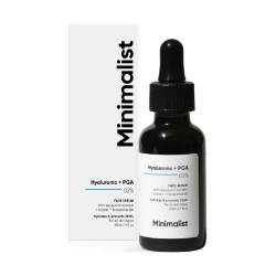 Ser hidratant cu 2% Acid Hialuronic si Poliglutamatic, 30ml, Minimalist