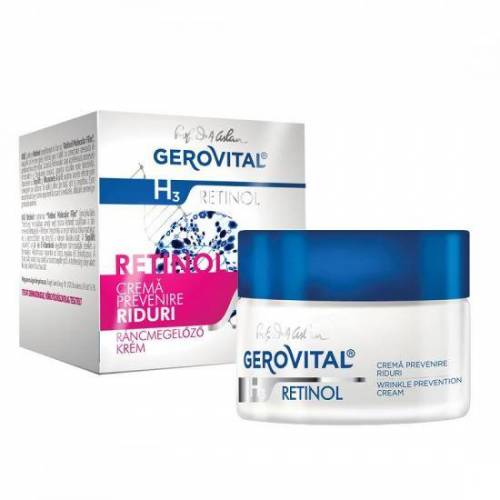Crema pentru prevenirea ridurilor, 50ml - Gerovital H3 Retinol