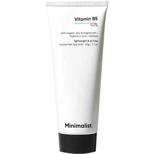 Crema hidratanta 10% Vitamina B5, 50g, Minimalist