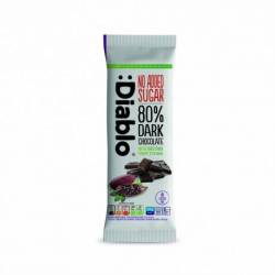Ciocolata neagra 80% fara zahar cu stevia, 115g Diablo