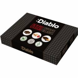 Cutie cu ciocolata fara zahar cu stevia, 115g Diablo