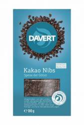 Miez din boabe de cacao, eco-bio, 180g - DAVERT