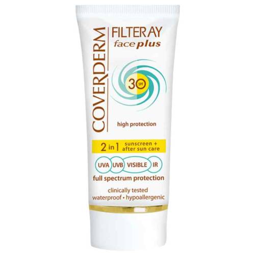 Crema cu protectie solara Filteray Face Plus SPF30 Normal Not-Tinted, 50ml, Coverderm