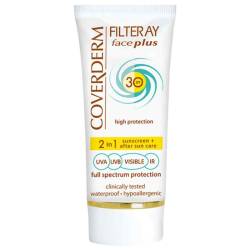 Crema cu protectie solara Filteray Face Plus SPF30 Normal Not-Tinted, 50ml, Coverderm