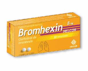 Bromhexin 8mg - 20 comprimate Helcor