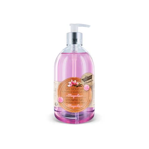 Gel de dus cu Magnolie Surgras fara sapun, 500ml, Les Petites Bains de Provence