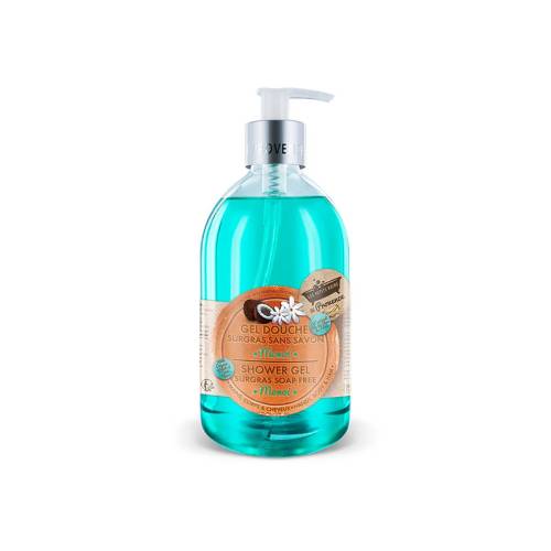 Gel de dus cu Monoi Surgras fara sapun, 500ml, Les Petites Bains de Provence