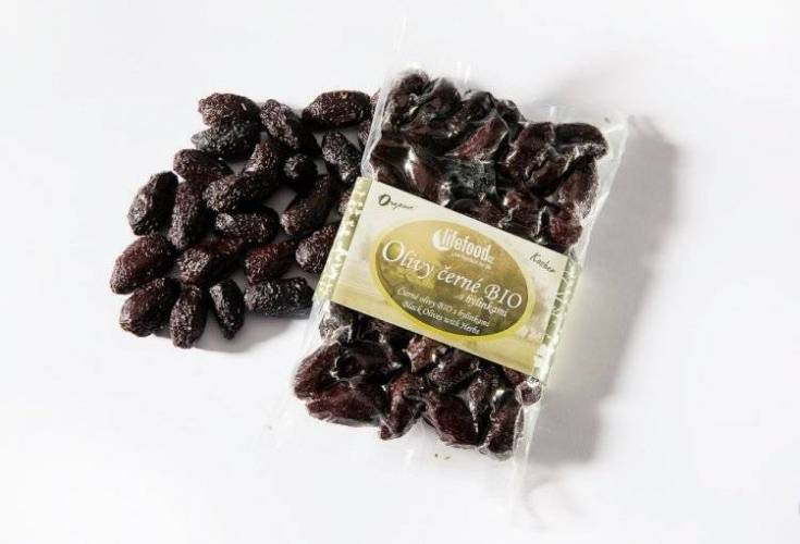 Masline negre Botija cu samburi eco-bio 150g - Lifefood