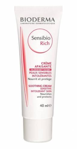 Crema hidratanta pentru piele uscata sau intoleranta, Sensibio, 40ml - Bioderma