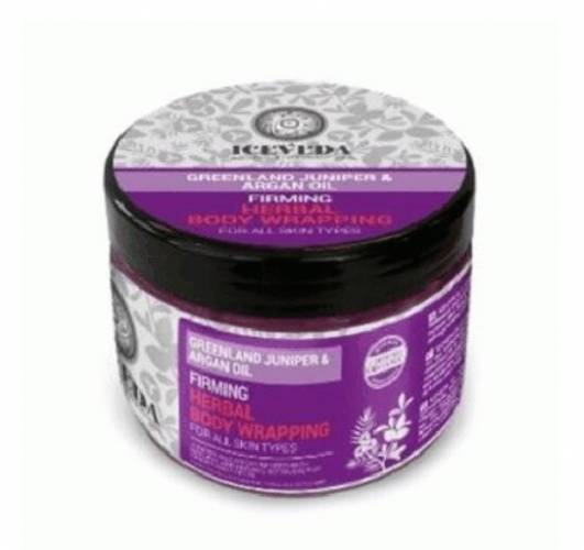 Crema pentru impachetari corporale cu Ienupar de Groenlanda si ulei de Argan, 300ml - Iceveda
