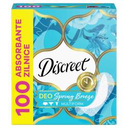 Absorbante zilnice Multiform Deo Spring Breeze, 100 bucati, Discreet