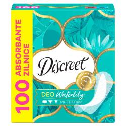 Absorbante zilnice Multiform Deo Waterlily, 100 bucati, Discreet