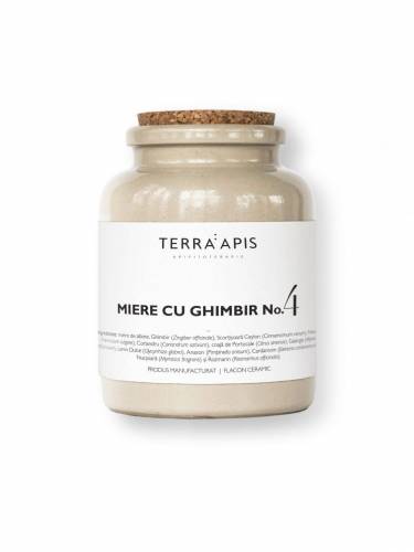 Miere cu ghimbir, no4, 400g -  Apiarium