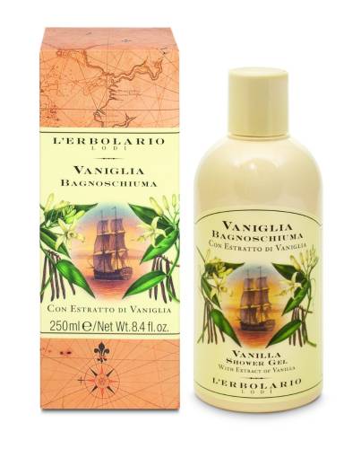 L'Erbolario Gel de dus Vanilla, 250ml
