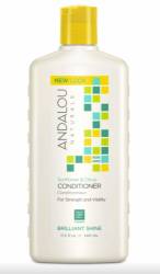 Balsam pentru par, Sunflower and Citrus Brilliant Shine Conditioner, 340ml - Secom - Andalou