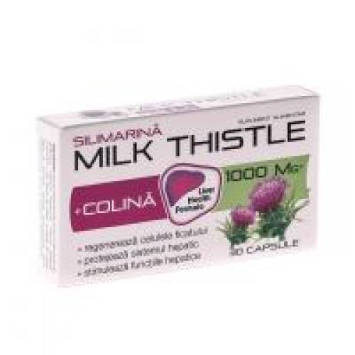 Milk thistle + colina 30cps ZDROVIT