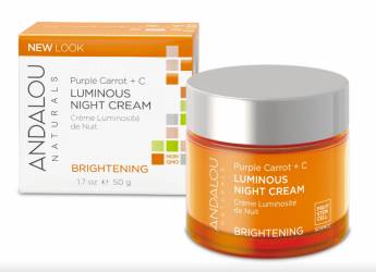 Crema de noapte reparatoare, Purple Carrot C Luminous Night Cream, 50g - Secom - Andalou