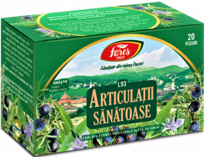 fares ceai articulatii sanatoase ctx20 pl