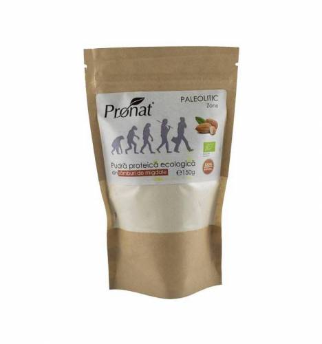 Pudra proteica din samburi de migdale - eco-bio 150g - Pronat